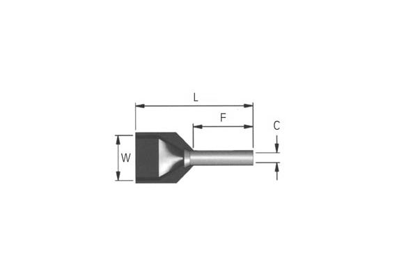 FLAT INSULATED TERMINAL BLUE ROHS 2Χ0,75mm