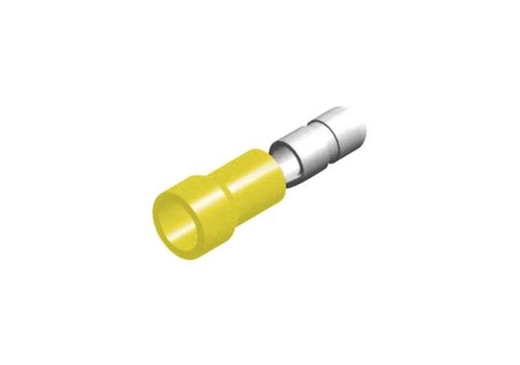 MALE BULLET DISCONNECTOR BRASS/PVC/STUD:5/L:23