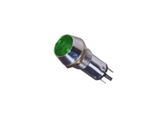 Signal Lamp W/LED-8mm-6~220V-Green
