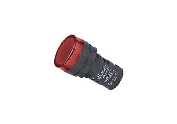 Indicator Lamp W/LED-22mm-110VAC/DC-Red