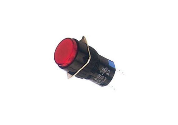 Indicator W/LED-16mm-220VAC-Red