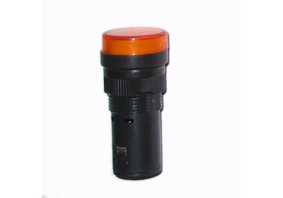 Indicator Lamp W/LED-16mm-24VAC/DC-YELLOW