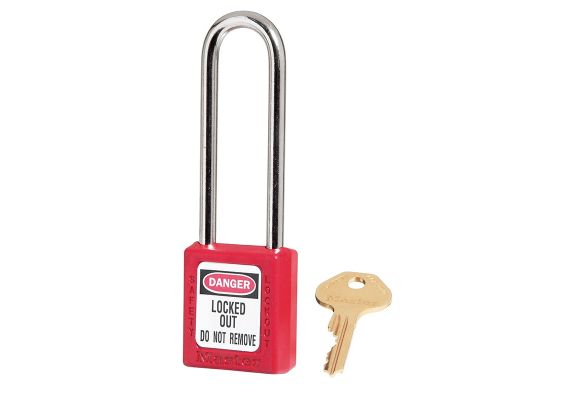 SAFETY THERMOPLASTIC PADLOCKS ML410LT LONG