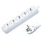MULTISOCKET SIMPLE WITH 5 PLUGS 3X1.5  KF03 WHITE WITHOUT SWITCH