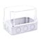 JUNCTION BOX-TRANSP.COVER/KNOCK OUTS IP65 150X110X135